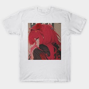 red head anime girl T-Shirt